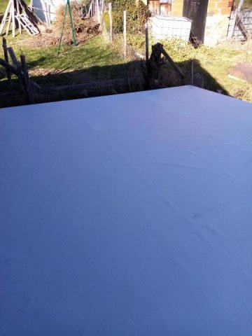 Pose de membrane PVC sur terrasse à Mably 